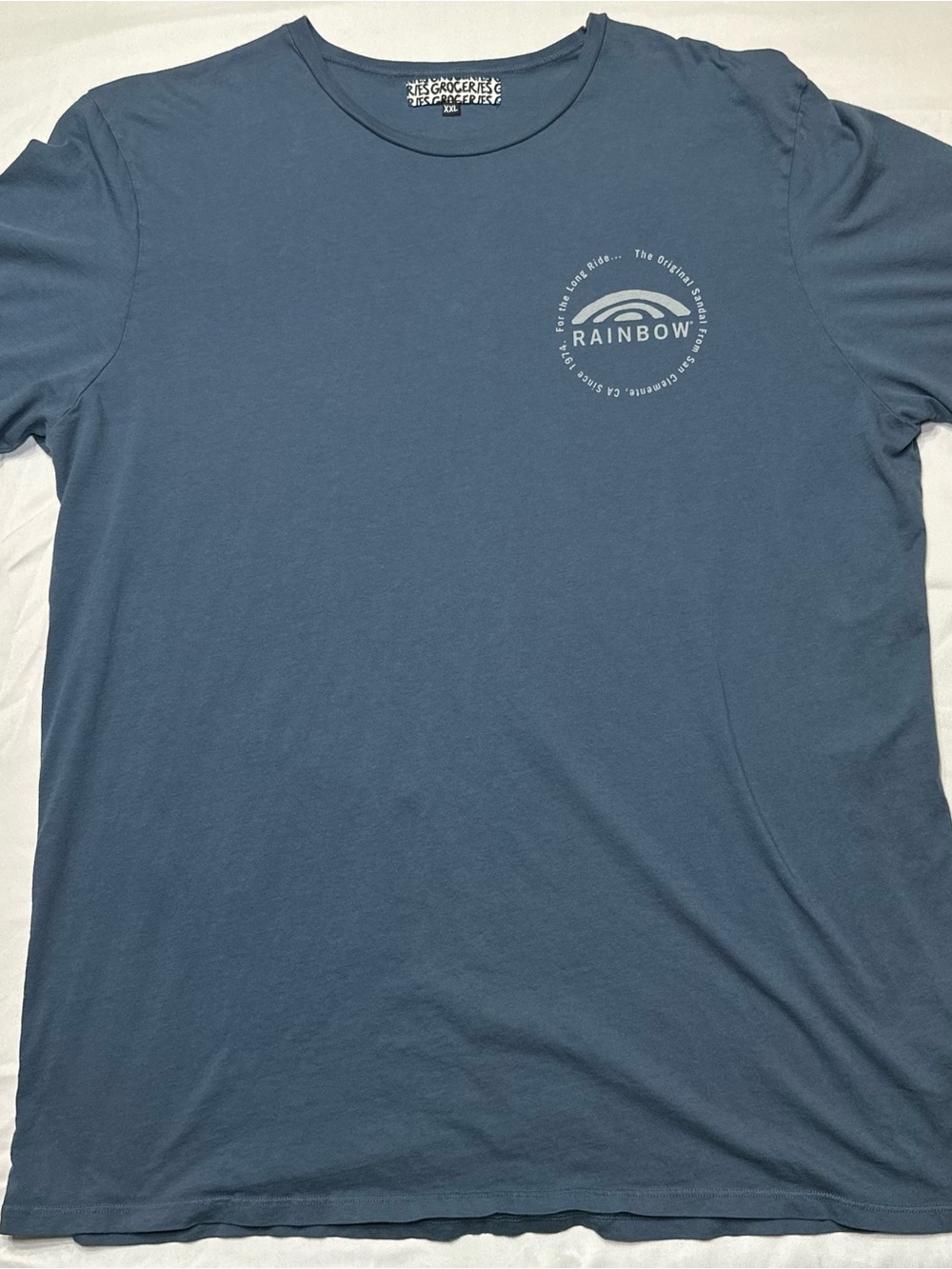Groceries Apparel x Rainbow Sandals Organic Tee XXL